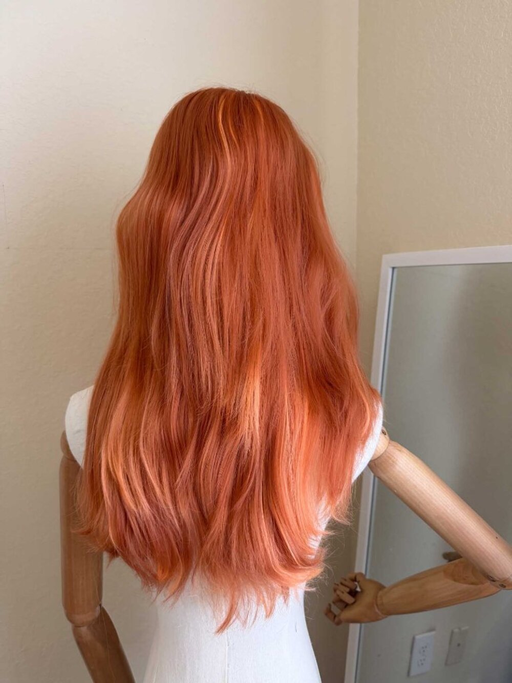 Spirit Halloween Chucky Long Orange Wig Heat Resistant Official Universal Cospla